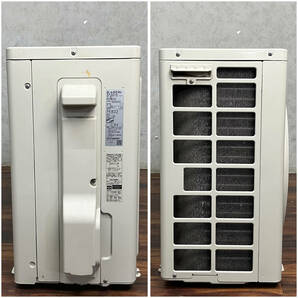 WY12/43 ダイキン DAIKIN ルームエアコン F22WTCXS-W 室外機 R22WCXS 2019年製 100V おもに6畳用 リモコン無し ★直接引取歓迎の画像3