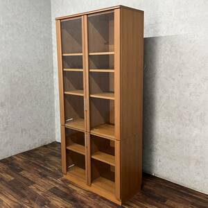 WY12/45 Victor interior bar bar ni bookcase bookshelf W85×D40×H183.5cm shelves storage wooden top and bottom connection display shelf * direct receipt limitation (pick up) 0