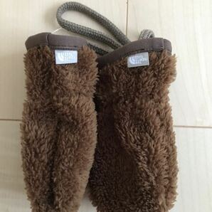 THE NORTH FACE BABY FLEECE MITT BROWN ノースフェイス ベビー フリース ボア ミトン ブラウン パープル レーベル マウンテン ヌプシ 80