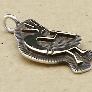 500円スタート！ ホピ族 Merle Sehongva pendant top kokopelli ココペリ（一部12金） navajo zuni isletaの画像6