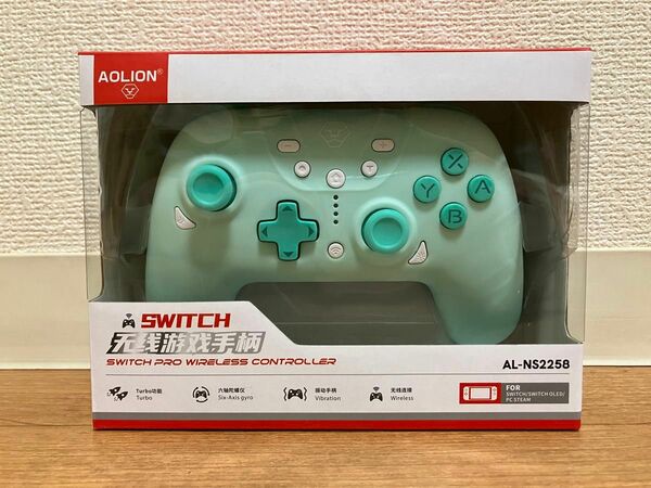 ☆ 希望価格お聞かせ下さい☆Switchワイヤレスコントローラー 連射機能付き グリーン