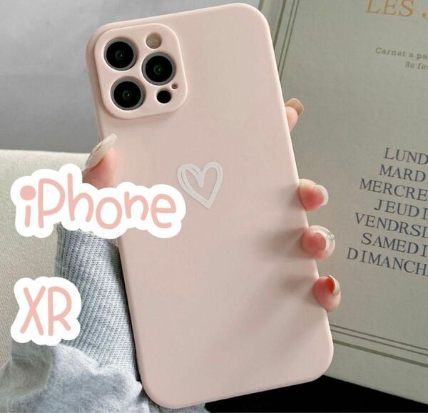 ☆iPhoneXR☆ iPhoneケース ハート 手書き 可愛い お洒落 韓国 スマホケース 即購入 送料無料 ピンク 