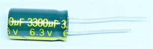 Электролитический конденсатор 6,3 В 3300 мкф 105 ° C 1 часть (6,3 В 3300 UF)