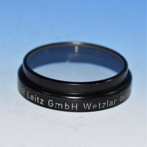 独 Leitz ライツ 36mm かぶせ式UVaフィルター Leica ケース付美品の画像6