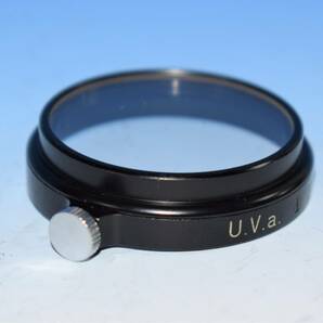独 Leitz ライツ 36mm かぶせ式UVaフィルター Leica ケース付美品の画像7