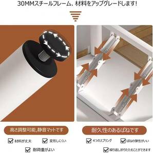 BURAYIENTA 折りたたみ式 デスク パソコンデスク 組立不要 幅80/100cm×奥行50cm シンプルワークデスク 書棚付き テーブル の画像3