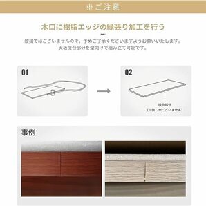 PQNLXLN 北欧 U型 デスク パソコンデスク 幅80cm 幅100cm 奥行50cm 組立簡単 シンプル ワークデスク PC作業台 の画像2