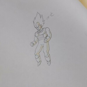 原画 動画 ドラゴンボールZ クリリン 孫悟飯 ベジータ DRAGONBALL Z 鳥山明 検索用:セル画 制作資料 3の画像2