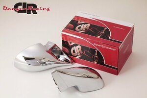  door mirror aero mirror chrome mirror surface manual adjustment left steering wheel car Citroen Saxo 