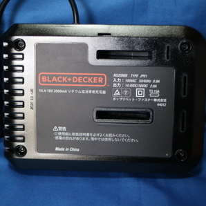〇 ブラックアンドデッカー コードレス インパクトドライバー BPCI18JP 18V 1.5Ah バッテリー 2個の画像8