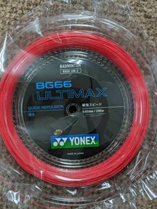 アルティマックス BG66UM 200M巻 レッド ヨネックス