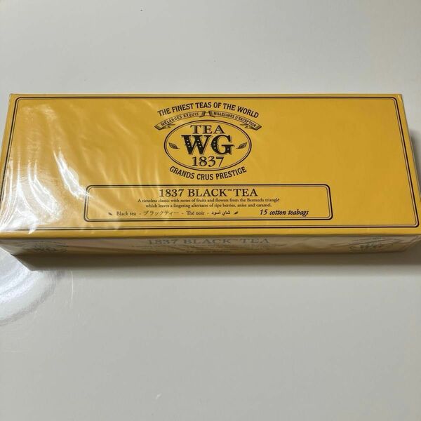 TWG 1837 BLACK TEA ブラックティー　コットンティーバッグ　15袋 包装紙リボン付き　賞味期限2026/10/3