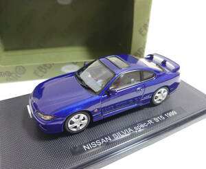 EBBRO【ニッサン　シルビア　スペック-R　S15　1999】ブルー　1/43ミニカー　SILVIA　spec-R　エブロ　日産