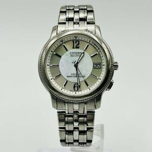 【2900】1円スタート！　CITIZEN　時計　シチズン　エコドライブ　エクシード　稼働品　H111-T011436　中古品　保管品　