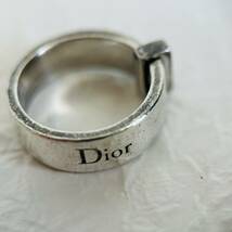 【2186】クリスチャンディオール SV925 リング 14号 指輪 銀 シルバー 7.3g Christian Dior アクセサリー ring accessory_画像3