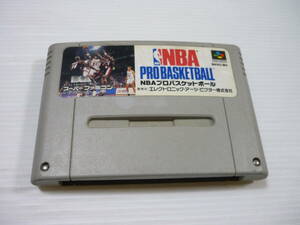 [管00]【送料無料】ゲームソフト SFC NBAプロバスケットボール (SPG) (箱説なし) スーパーファミコン 任天堂 EAビクター