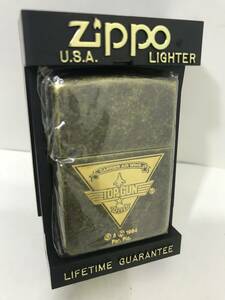 未使用 【Zippo】トップガン ジッポー ライター CARRIER AIR WING TOP GUN【1995年製】レア デッドストック ビンテージ Vintage