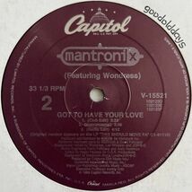 Mantronix Featuring Wondress - Got To Have Your Love_画像5