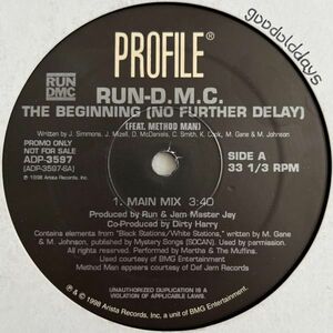 Run-D.M.C. Feat. Method Man - The Beginning (No Further Delay) (プロモオンリー) (Promo)