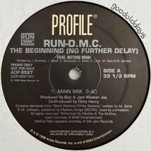 Run-D.M.C. Feat. Method Man - The Beginning (No Further Delay) (プロモオンリー) (Promo)_画像1