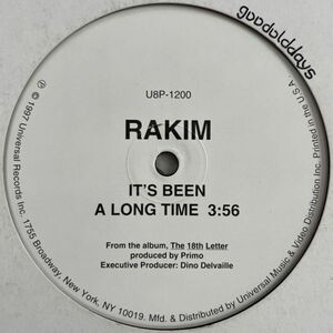 Rakim - It's Been A Long Time (プロモオンリー) (Promo) DJ Premier