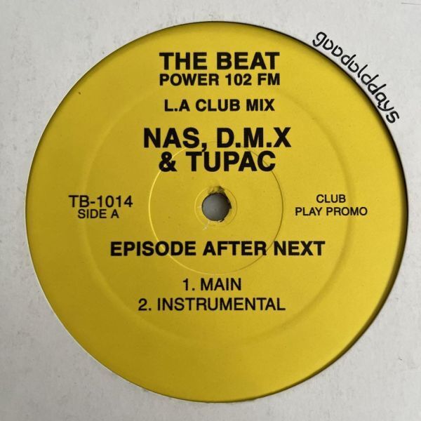 Nas, D.M.X & Tupac / Amerie Feat. Lauren Hill & Nas - Episode After Next / Why Don't We Fall In Love (USプロモオンリー/Promo)