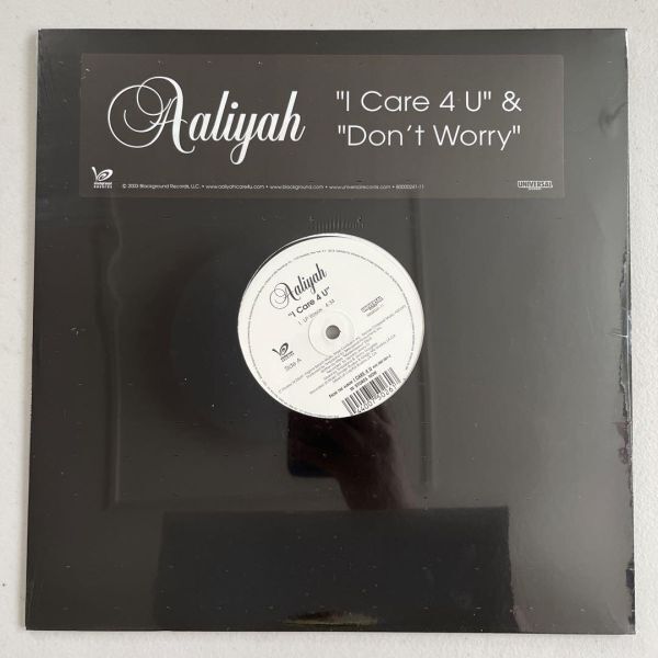 Aaliyah - I Care 4 U / Don't Worry (シールド未開封) (USオリジナル)