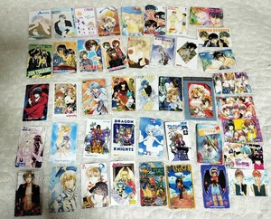 未使用　アニメ　コミック　少年漫画　少女漫画　イラスト　ジャンル色々　テレフォンカード43枚　