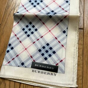 バーバリー BURBERRY LONDON■未使用 ハンカチ 3枚セット■メンズ 大判 チェック柄 ホース刺しゅう■の画像6