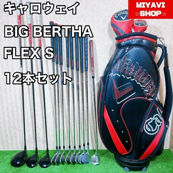 良品 キャロウェイ　BIG BERTHA メンズゴルフ 12セット S 初心者