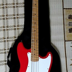 squier bronco ブロンコ ベース bass ベルデン配線 オレンジドロップコンデンサー シングルサイズハムバッカー の画像1