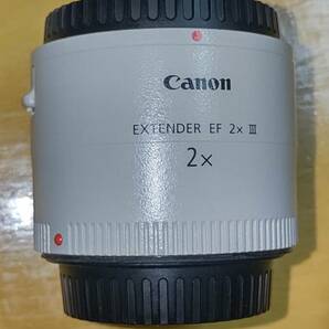 Canon Extender EF2Xⅲ 3型 テレコン ２倍 使用頻度多いが美品の画像1
