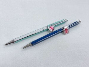 未使用/長期保管品 PILOT QUATRO ボールペン 2本 まとめて ノック式 細字 黒 水色 白 青 パイロット クアトロ 定価総額6,000円