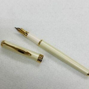 PILOT シャープペンシル 金属 ２本 / IRIDIUM POINT 万年筆 イリジウムポイント ホワイト ゴールド色 １本 文房具 まとめて3本セット 中古の画像8