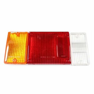 [ mail service free shipping ] thousand fee rice field CGC tale lense Hino Dutro 3 segmented tail lamp ( brake lens . winker lens. set ) for 