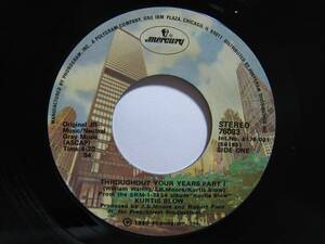 【7”】 KURTIS BLOW / THROUGHOUT YOUR YEARS US盤 カーティス・ブロウ メロウなおしゃべり
