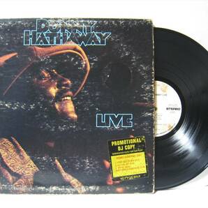【LP】 DONNY HATHAWAY / ●白プロモ● LIVE US盤 ダニー・ハサウェイ ライヴの画像1