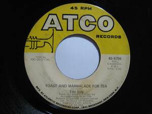 【7”】 TIN TIN / TOAST AND MARMALADE FOR TEA US盤 ティン・ティン STEVE KIPNER