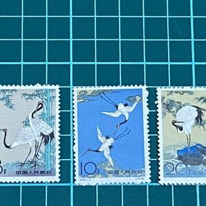 中国切手 未使用 特48(3種完）1961年 特60(3種完）1963年の画像2