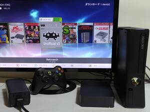 Xbox360 S 3TB+1TB SSHD RGH 付属品付 動作OK 日本語化 (Corona) [N878]