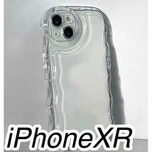 iPhoneXRケース プクプク クリアケース クリア　透明_画像1