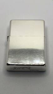 ☆ZIPPO☆ STRLING☆スターリングシルバー☆イタリック体☆フラットトップ☆無地☆火花確認済☆フリント新品☆送料込☆即決☆レア☆