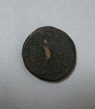 古代　Roman Empire ローマ帝国 AE Sestertius Postumus ポストゥムスAD260~269(259~268)セステルティウス Sestertius_画像2