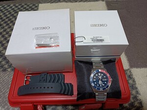 ● SEIKO 【 セイコー 5 】 SPORTS スポーツ ペプシ 自動巻き 腕時計　7S36-03C0　動作確認済 ● ダイバーズウォッチ 自動巻き