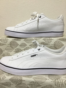 ◆美品 送料込◆25.5 プーマ PUMA スニーカー 白 08◆0401