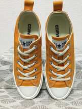 ◆美品 送料込 23.0 コンバース CONVERSE スニーカー 橙 02 0410_画像3