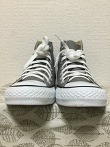 ◆美品 送料込 23.0 コンバース CONVERSE スニーカー 灰 03 0410_画像4