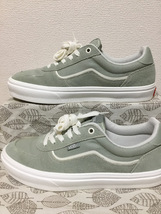 ◎美品 送料込◆27.5 バンズ VANS スニーカー 薄緑 06 0429_画像1