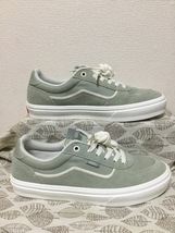 ◎美品 送料込◆27.5 バンズ VANS スニーカー 薄緑 06 0429_画像5