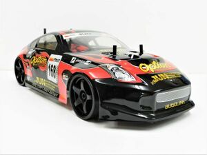  super-discount * has painted final product * full set . Japan nationwide free shipping * turbo with function 2.4GHz 1/10 drift radio controlled car Fairlady Z type black red 